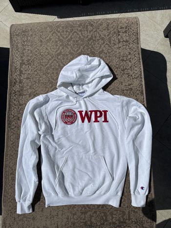 Sweat à capuche Champion WPI blanc – Taille S