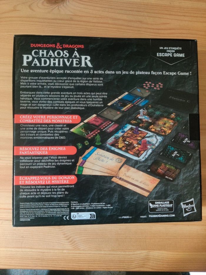 Jeux de société donjon et dragon chaos padhivers NEUF - photo numéro 2
