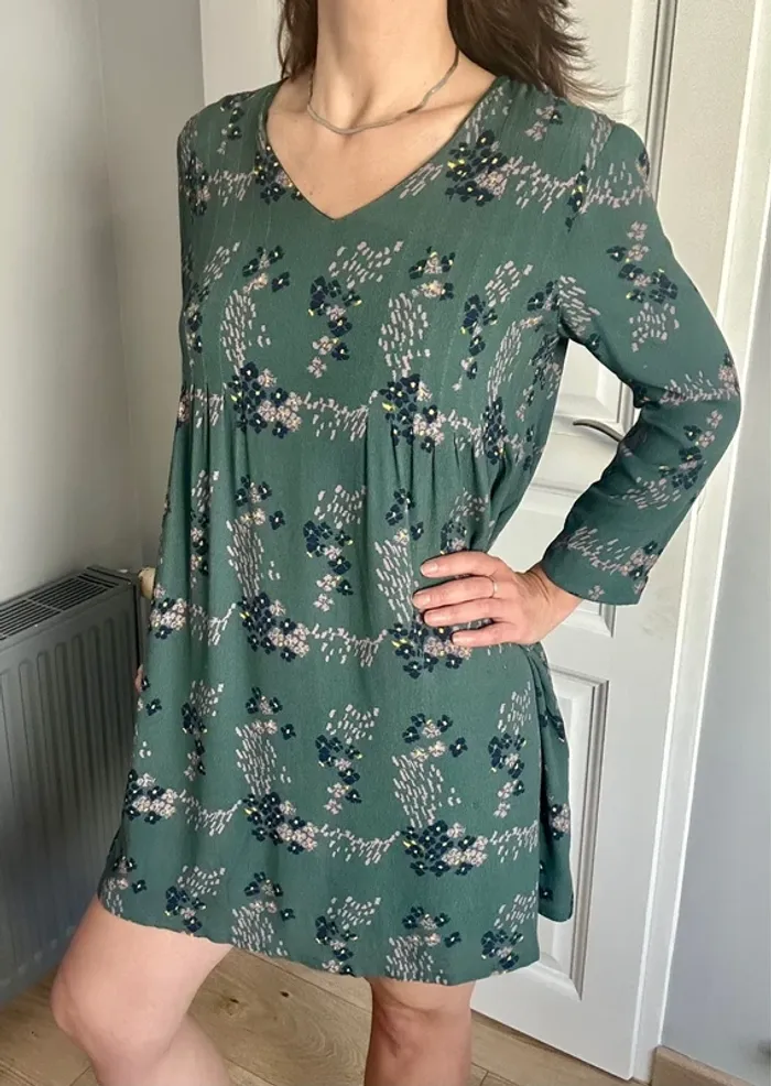 Robe courte fluide imprimé fleuri Marque : See U Soon 	Taille : 36 / S / 1 - photo numéro 6