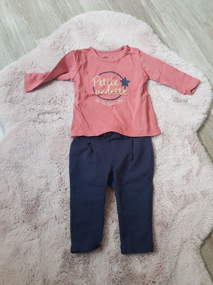Ensemble fille 6 mois