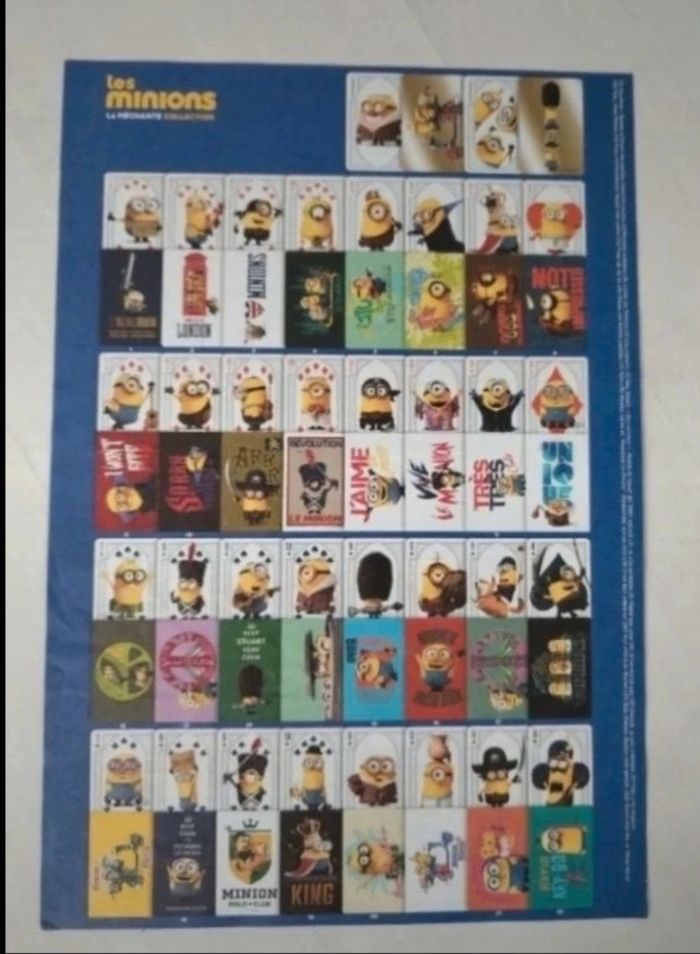 Jeu de 32 cartes et poster Minions - photo numéro 5