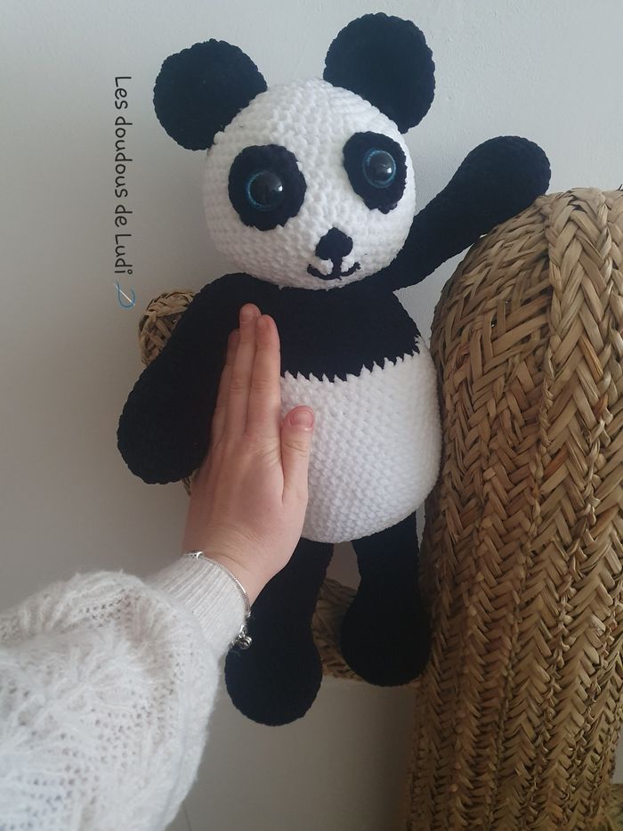 Panda fait main au crochet 🐼 - photo numéro 2