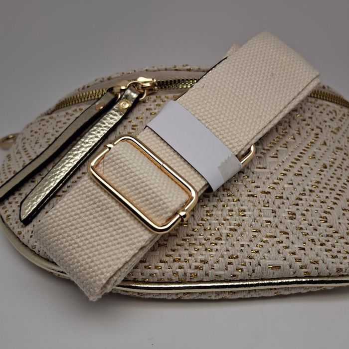 Sac Banane Neuve Beige Doré - photo numéro 2
