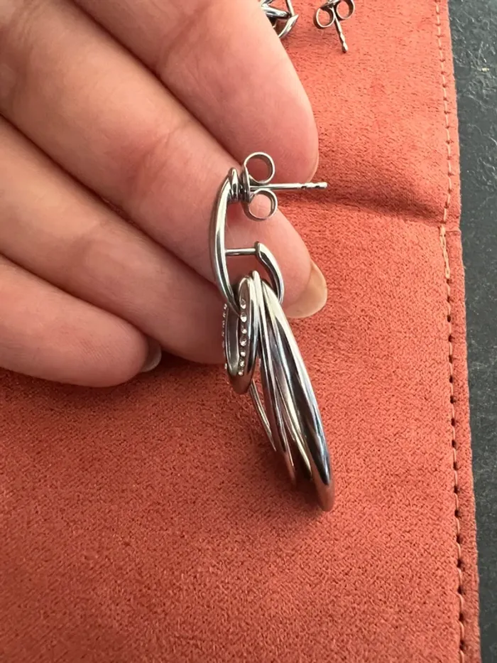 Boucles d’oreilles Stainless Steel - photo numéro 3