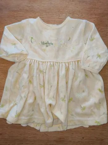 Robe fille jaune 3 mois excellent état