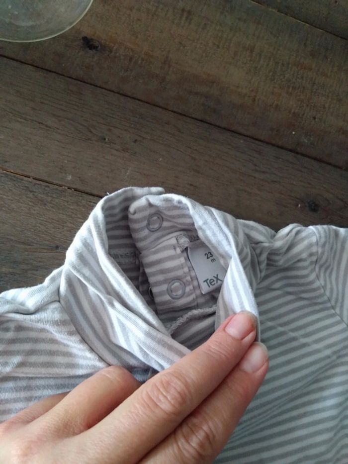 T shirt sous pull col montant tex 23 mois - photo numéro 4