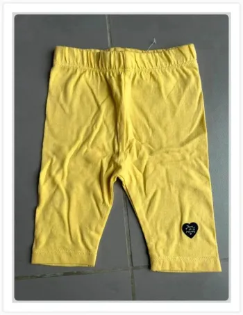 Legging jaune neuf 6 mois