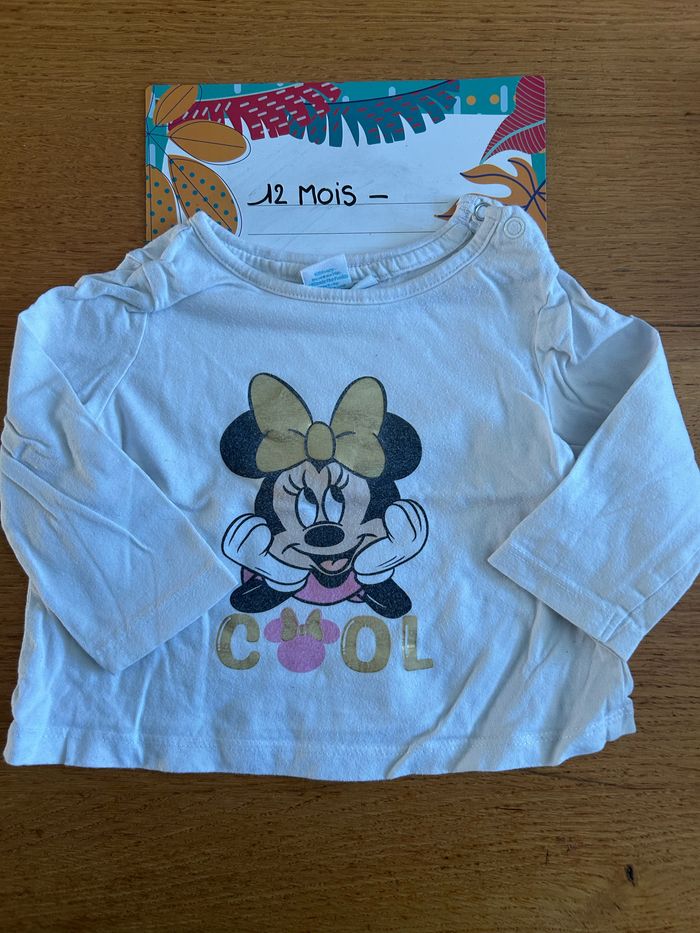 Lot de tee-shirts ML fille - 12 pièces - 12 mois - photo numéro 9