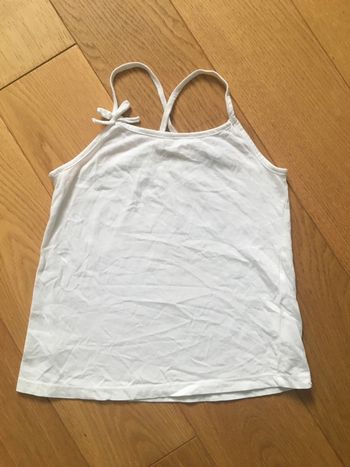 Débardeur blanc 8 ans