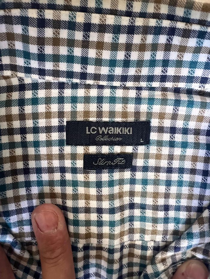 Chemise manche longue à rayure LC Waikiki taille L très bon état - photo numéro 5