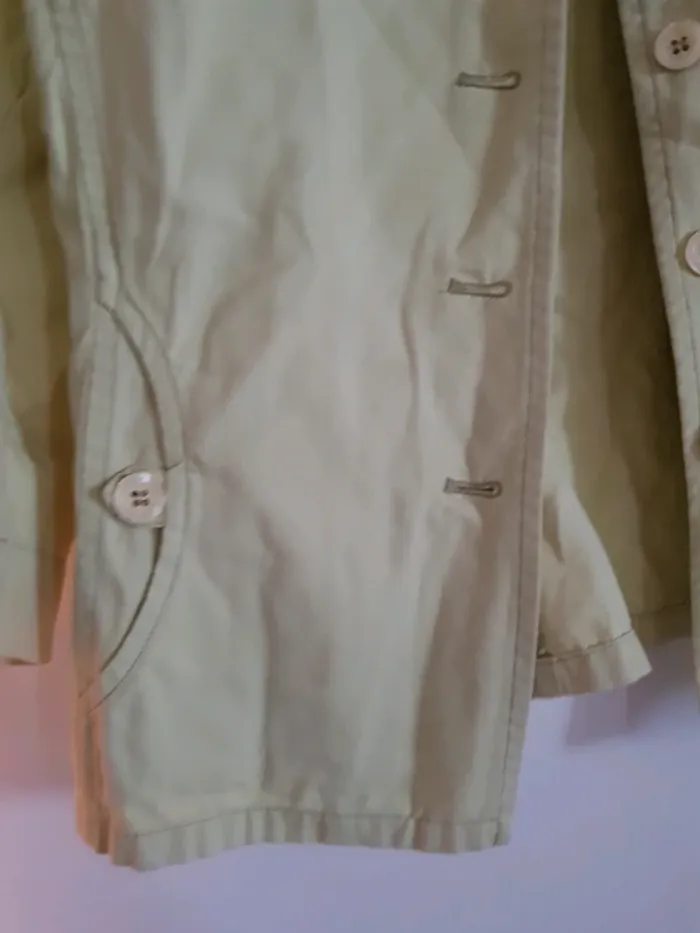 Veste coton verte, taille 42 - photo numéro 4