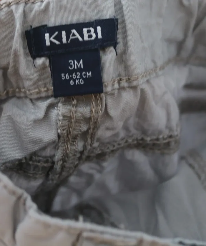 Ensemble automne chemise Vertbaudet et pantalon Kiabi 3 mois - photo numéro 4