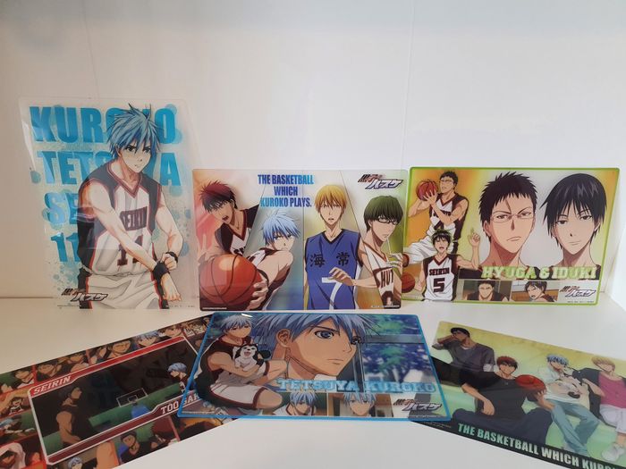 lot de 6 cartes 15 cm kuroko basket