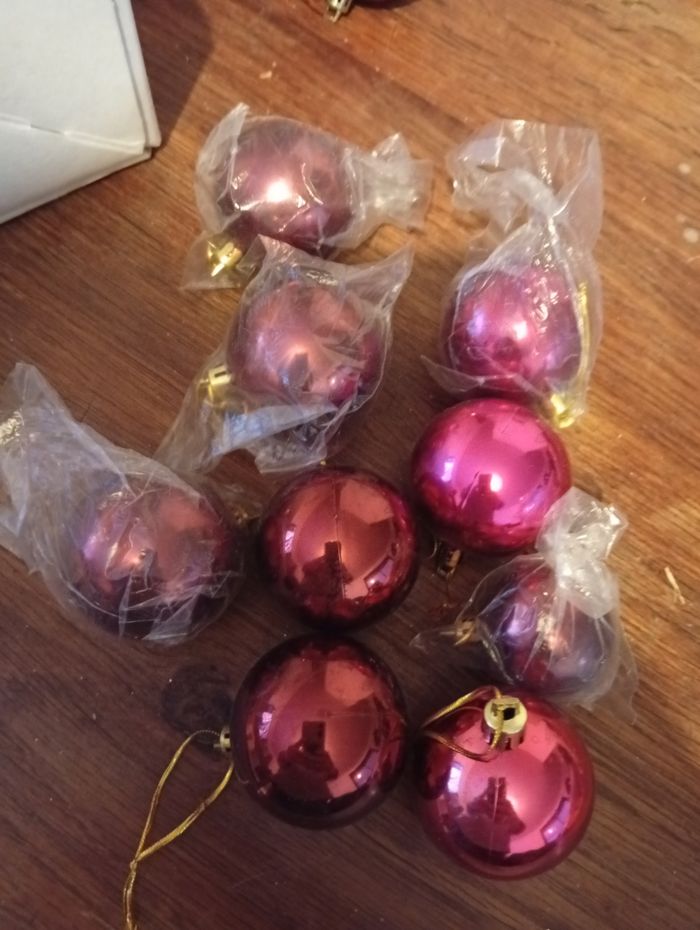 Lot de 43 boules de Noël différentes tailles - photo numéro 5