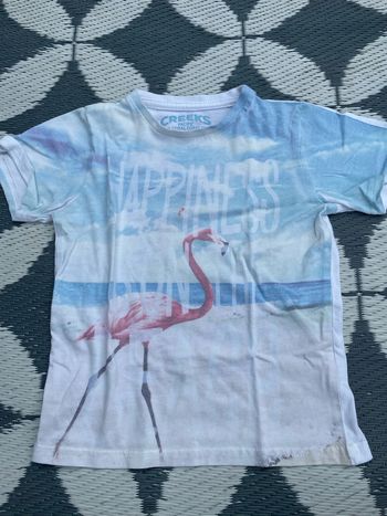 T shirt flamant rose creeks