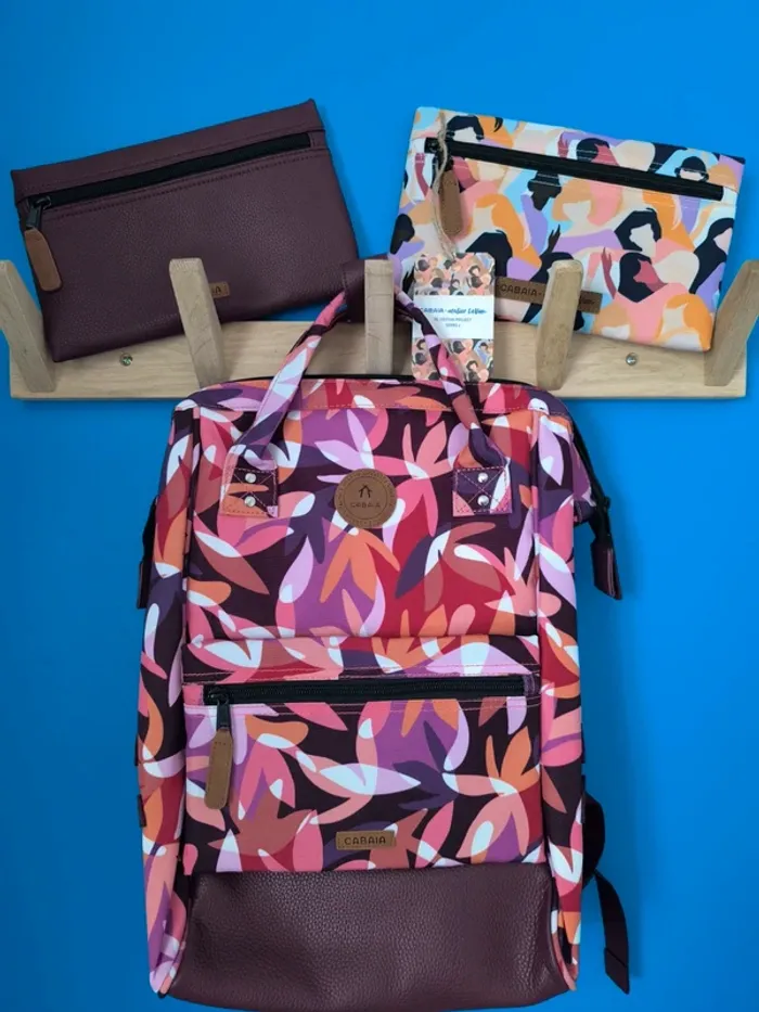 Sac à dos Taille M Cabaïa Montreuil neuf + 1 pochette Édition Limitée Atelier Levan 2025 neuve