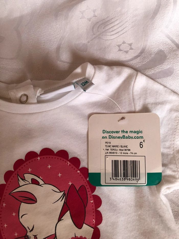 Ensemble fille neuf short et tee shirt 1 an - photo numéro 6