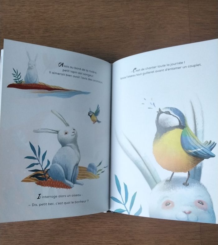 Dis c est quoi le bonheur ? Les mercredis à lire ,Balivernes ,neuf - photo numéro 3