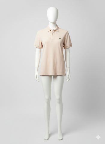 polo rose clair Taille 3 mixte Lacoste