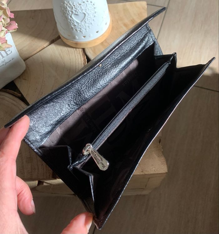 Portefeuille/porte-monnaie cuir noir Mac Douglas - photo numéro 5