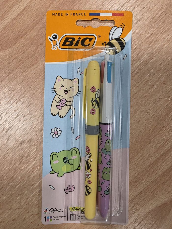1 stylo 4 couleurs + 1 surligneur - photo numéro 4