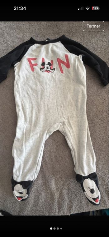 Pyjamas Mickey Disney 