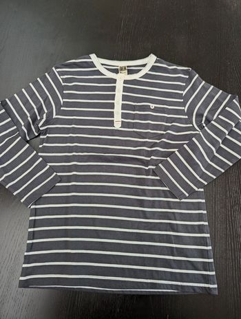 Tee-shirt manches longues rayé 10 ans