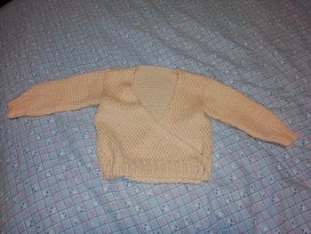 Pull en laine 6mois fille