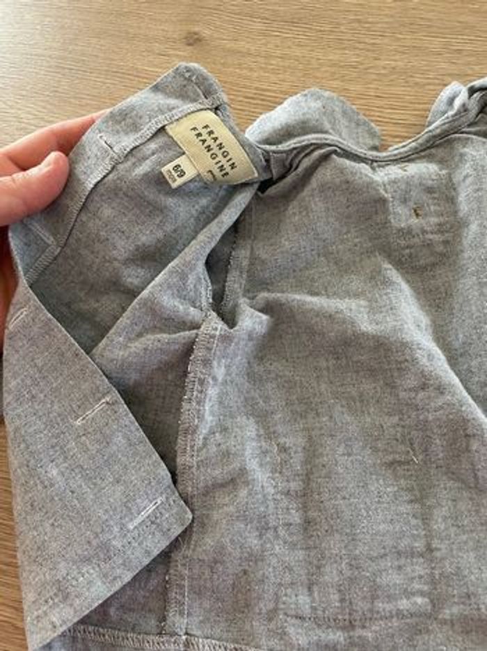 Blouse frangin frangine 6 mois - photo numéro 3