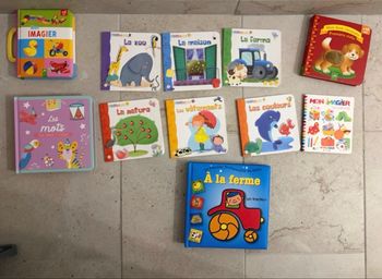 Lot de livres imagiers pour bébé