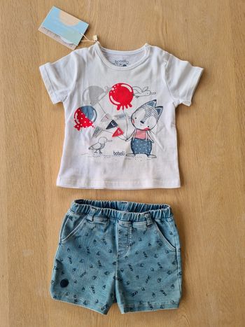 Ensemble short et Tee-shirt 12 mois