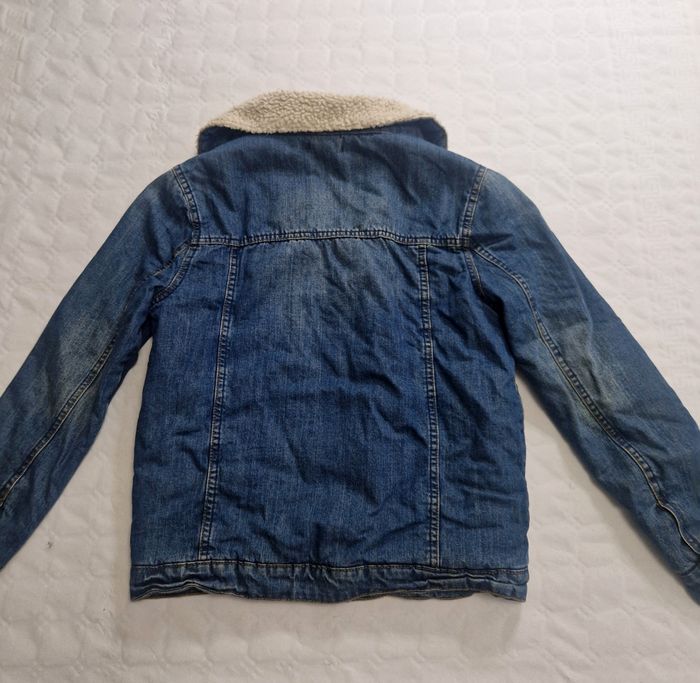 Blouson , veste en jeans moumouté , femme , taille XS - photo numéro 8