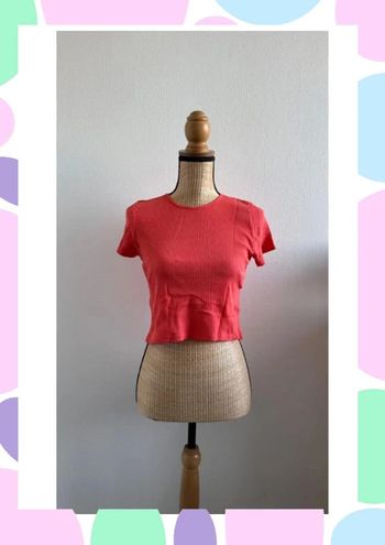 Crop top à manches courtes taille M