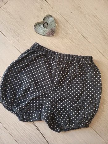 Bloomer gris à pois fille 6ans bonpoint