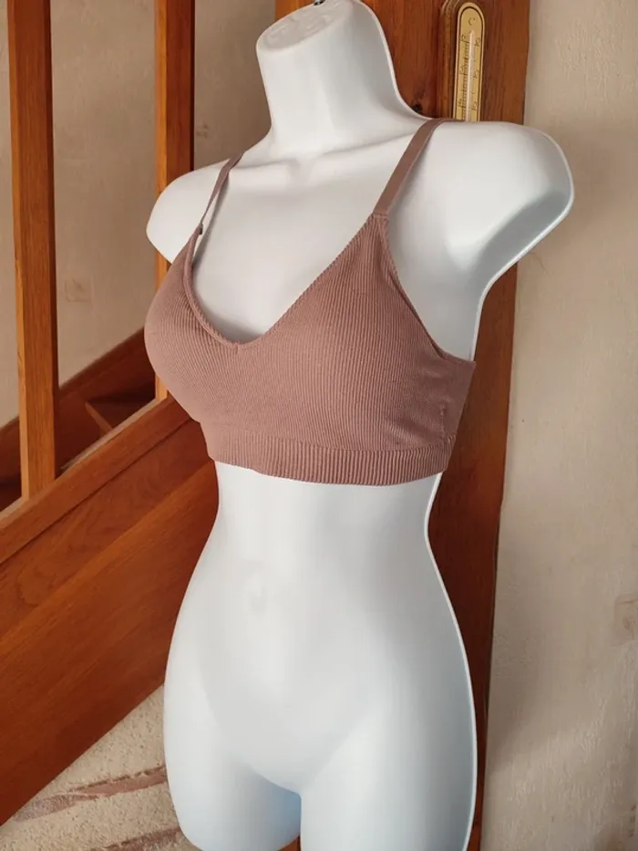 Brassière marron avec rembourrage - photo numéro 2
