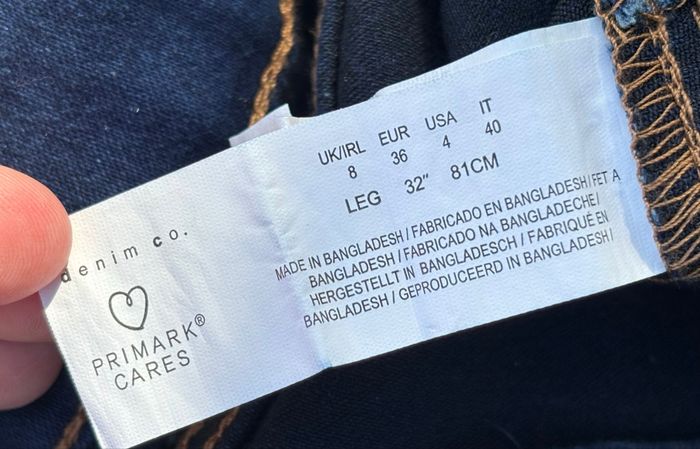 👖 Jean slim bleu foncé Primark 👖 - photo numéro 5