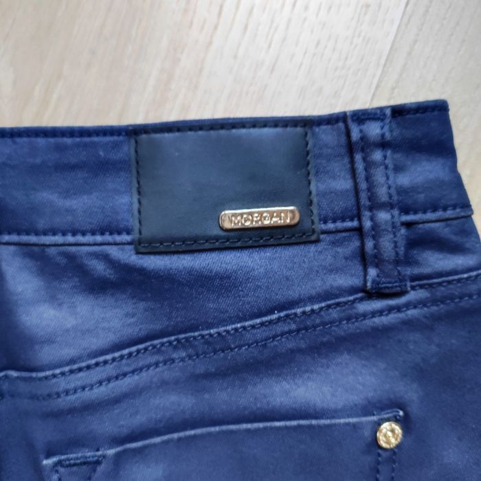 Jupe courte bleu brillant Morgan - photo numéro 4