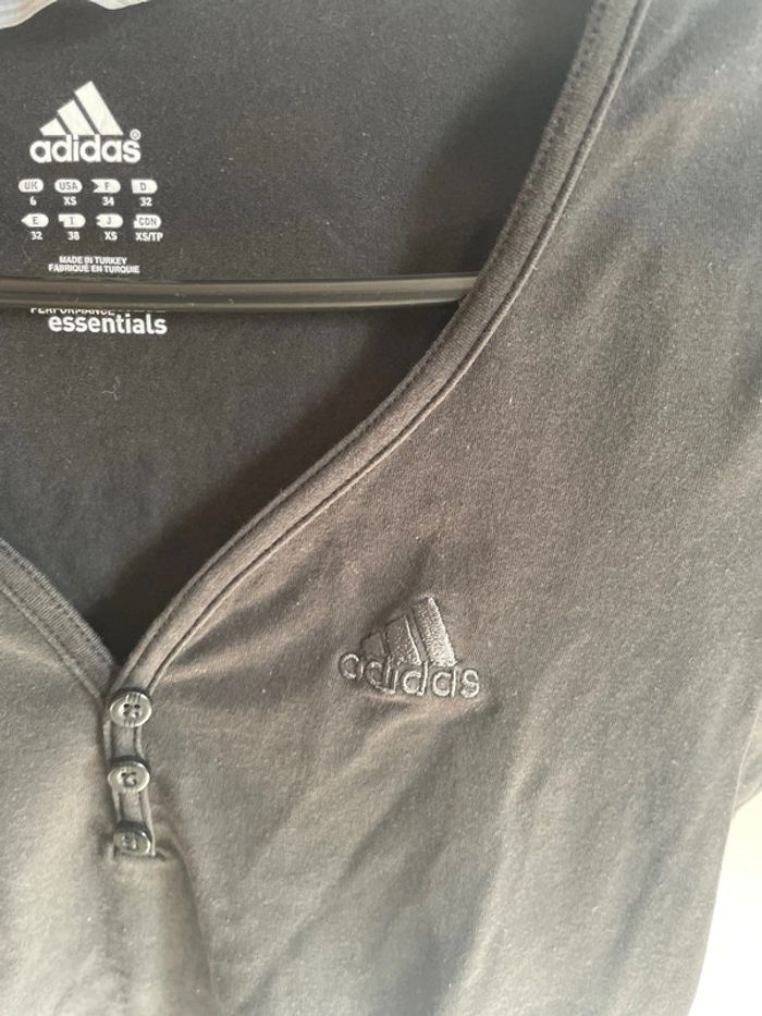 Tee shirt Adidas femme Noir - photo numéro 3