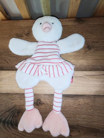 Canard blanc rayé rouge tape à l oeil