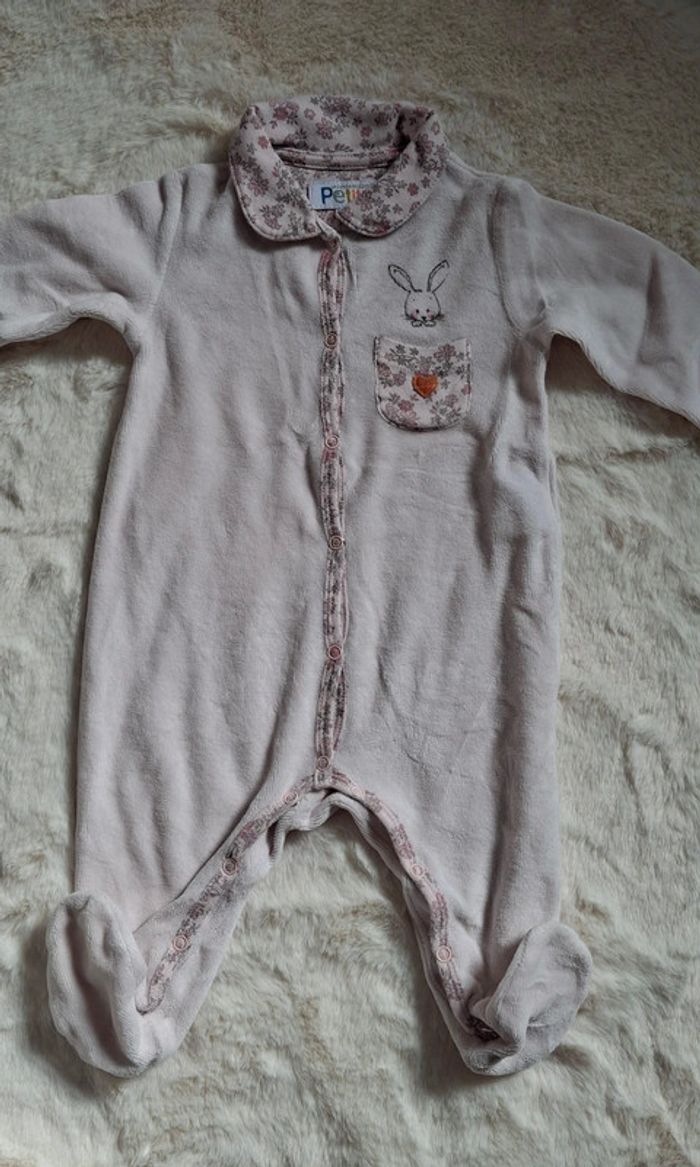Pyjama grenouillère La compagnie des petits taille 6 mois - photo numéro 3