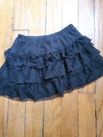 Jupe noire à volants Lisa Rose 3 ans