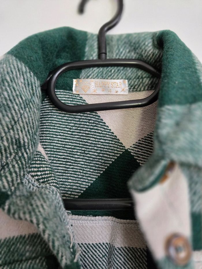 Veste bûcheron verte - photo numéro 4