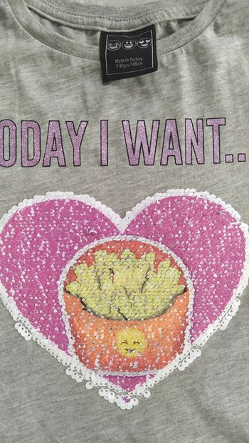 Tee-shirt à sequins réversibles 10 ans