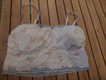 Brassière confortable effet dentelle