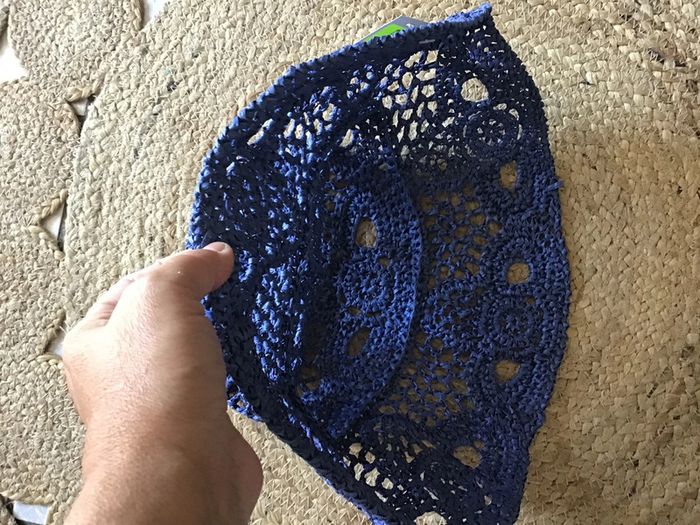 Très jolie Chapeau femme de taille 56 coloris bleu - photo numéro 3