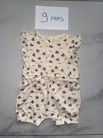 Barboteuse Minnie 9 mois