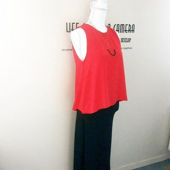 Jupe noire longue fendue avec sous jupe droite stretch Zara W&B Collection