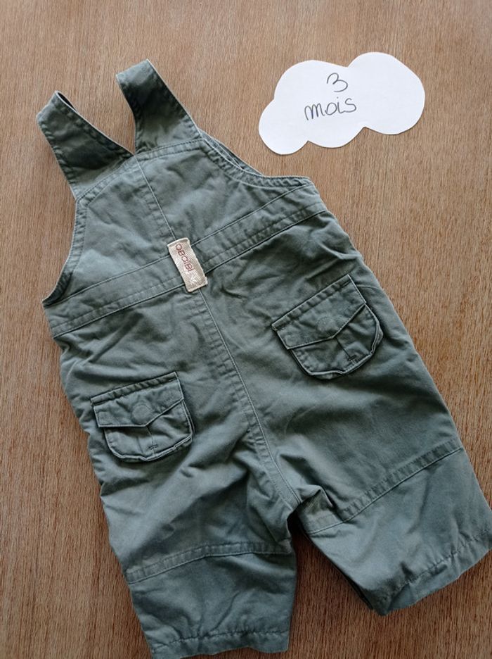 Salopette kaki 3 mois - photo numéro 2