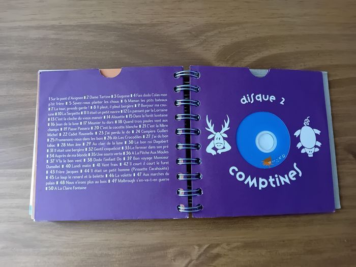 Chansons, Comptines 3 disques inclus - photo numéro 2