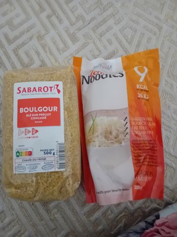 Boulgour plus pâte 